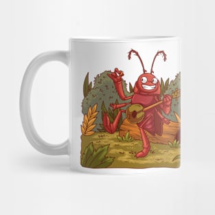 Cockroach Playing Music Mug